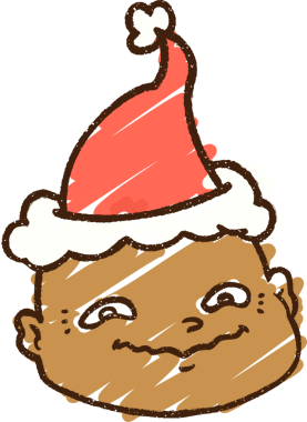 Bir insan tarafından çizilen Noel Adam Tebeşiri