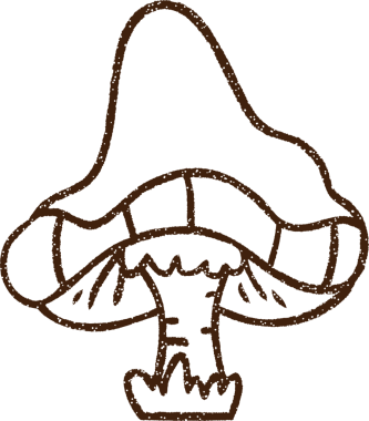 Bir insan tarafından çizilen mantar kömürü çizimi