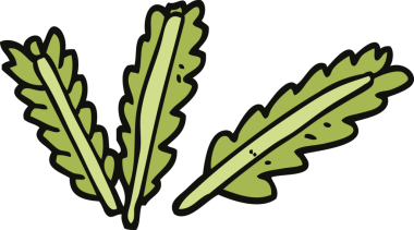 Bir insan tarafından çizilmiş, dağınık yapraklar.