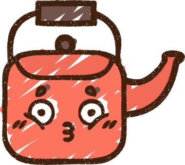 Bir insan tarafından çizilen Kettle Tebeşiri