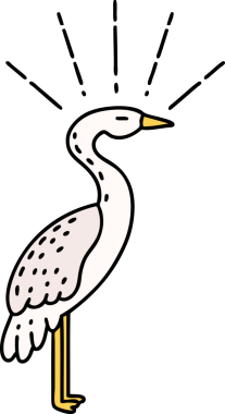 Bir insan tarafından çizilmiş geleneksel bir dövme stili.