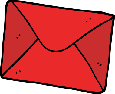 Bir insan tarafından çizilmiş karalama mektubu.