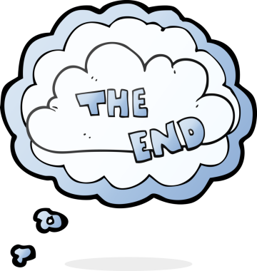 El yazısıyla çizilmiş düşünce balonu karikatürü Bir insan tarafından çizilmiş son sembol