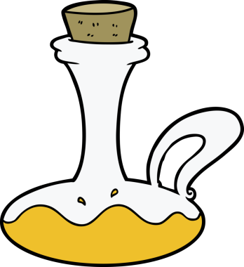 Bir insan tarafından çizilmiş çizgi film yağı.