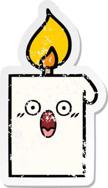 Bir insan tarafından çizilmiş şirin bir çizgi filmin sıkıntılı çıkartması.