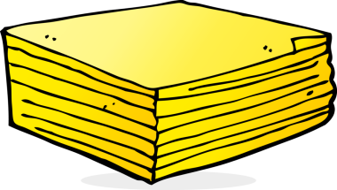 Bir insan tarafından çizilmiş karikatür notaları.