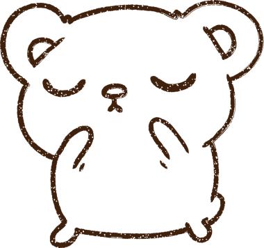 Bir insan tarafından çizilmiş Sevimli Ayı Kömürü