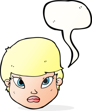 bir insan tarafından çizilmiş, ciddi bir yüz çizimi.