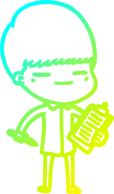 Bir insan tarafından çizilmiş klipsli karikatür çizimi.