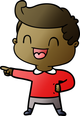 Bir insan tarafından çizilmiş mutlu adam çizgi filmi.