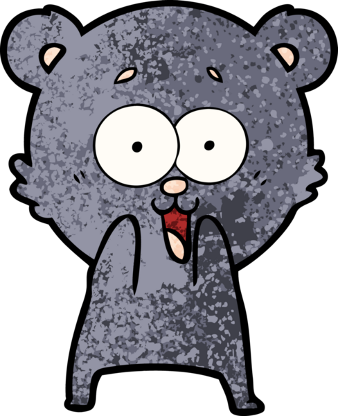 Bir insan tarafından çizilmiş bir çizgi film karakteri.