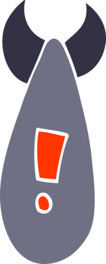 Bir insan tarafından çizilmiş atom bombası karalaması.