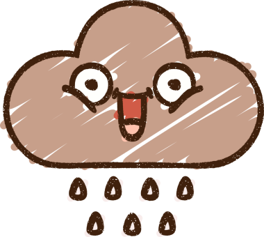 Bir insan tarafından çizilen Yağmur Bulutu Tebeşiri