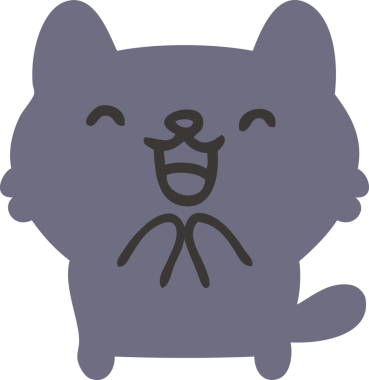 Bir insan tarafından çizilmiş yaramaz cadılar bayramı kedisi.