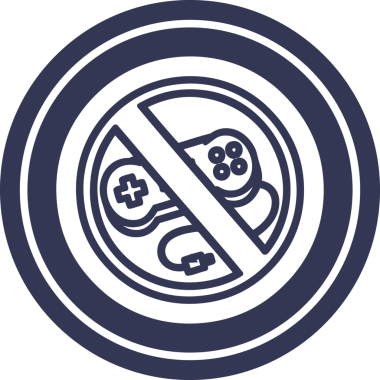 bir insan tarafından çizilmiş oyun dairesel simgesi yok