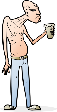 Bir insan tarafından çizilmiş çizgi film holiganı.