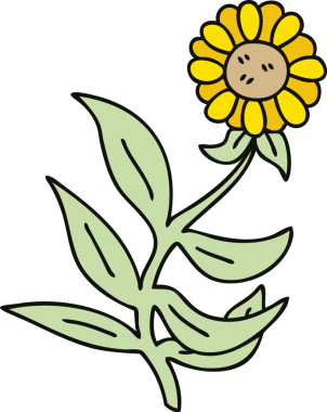 Bir insan tarafından çizilmiş tuhaf bir karikatür.