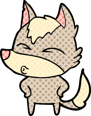 Bir insan tarafından çizilmiş bir kurt düdüğü.