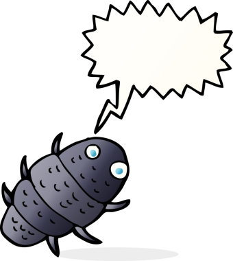 bir insan tarafından çizilmiş konuşma baloncuklu çizgi film hatası