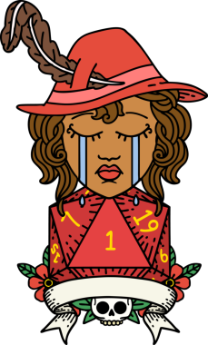 Retro Dövme Tarzı İnsan Ozan Karakteri Yüzü Bir İnsan Tarafından Çizildi