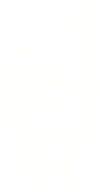 Bir insan tarafından çizilmiş Noel Astronot Tebeşiri