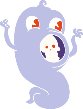 Bir insan tarafından çizilmiş karalama hayaleti.