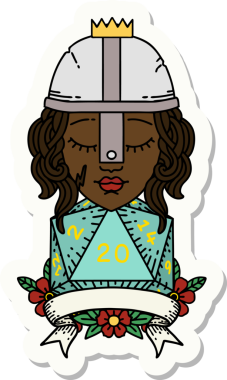 Bir insan tarafından çizilmiş 20 rulo doğal insan dövüşçüsünün çıkartması.