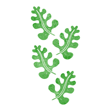 Bir insan tarafından çizilmiş serbest çizgi film yaprakları