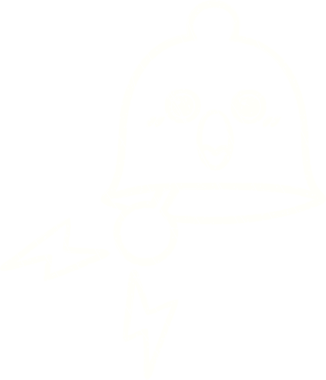 Bir insan tarafından çizilmiş çan tebeşiri