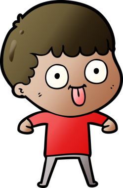 Bir insan tarafından çizilmiş çizgi film adamı.