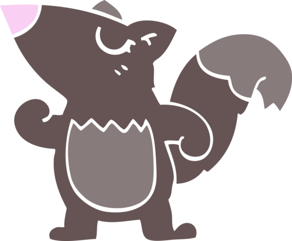 Bir insan tarafından çizilmiş karalama sincabı.