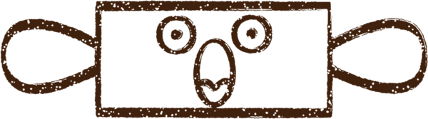 Bir insan tarafından çizilen Rolling Pin Kömür Çizimi