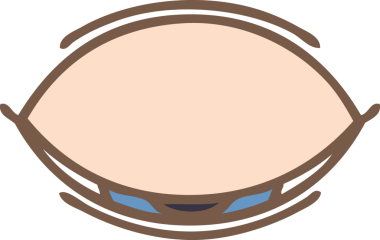 Bir insan tarafından çizilmiş düz renk retro çizgi film.