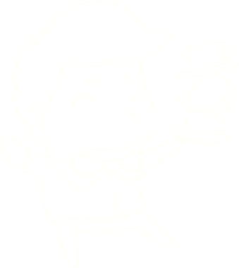 Bir insan tarafından çizilen Garson Tebeşiri