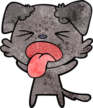 Bir insan tarafından çizilmiş iğrenç bir çizgi film.