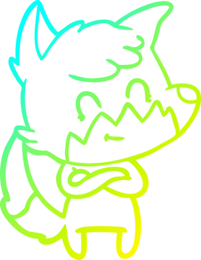 Bir insan tarafından çizilmiş soğuk hava çizgisi.