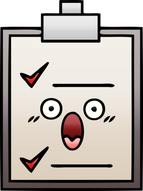 Bir insan tarafından çizilmiş bir kontrol listesinin gölgelendirilmiş çizimi