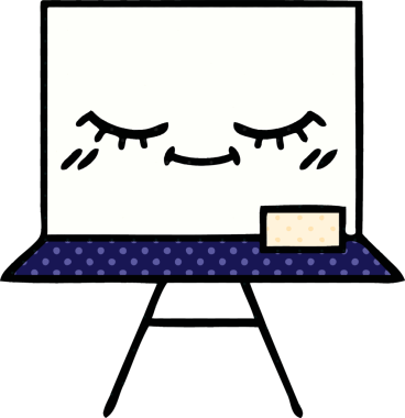 Bir insan tarafından çizilmiş beyaz bir karikatür.