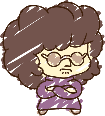 Bir insan tarafından çizilen Huysuz Kadın Tebeşiri