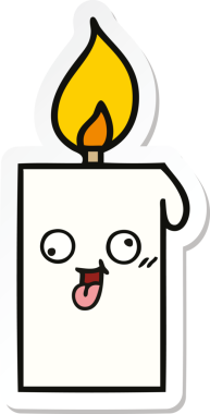 Bir insan tarafından çizilmiş şirin bir çizgi filmin çıkartması.