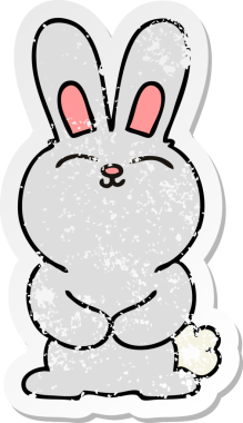 Bir insan tarafından çizilmiş garip bir el çiziminin sıkıntılı çıkartması.