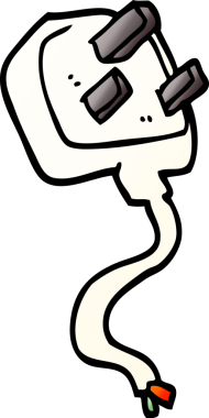 Bir insan tarafından çizilmiş karalama İngiliz fişi.