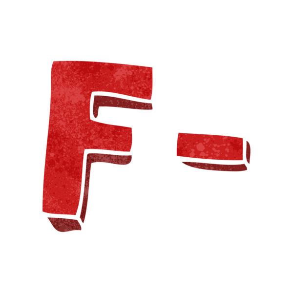 Bir insan tarafından çizilmiş F sınıfı freehand retro karikatür