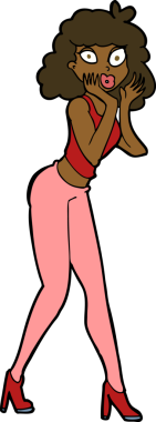 Bir insan tarafından çizilmiş bir karikatür.