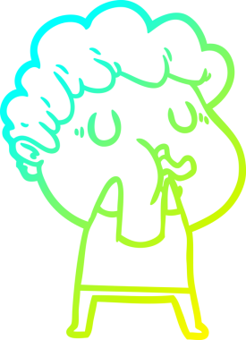 Bir insan tarafından çizilmiş bir karikatürist çizimi.