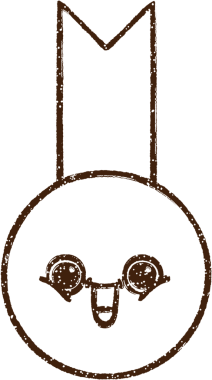 Bir insan tarafından çizilen Altın Madalya Kömür