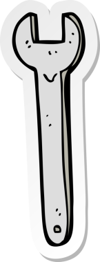 Bir insan tarafından çizilmiş çizgi film anahtarının çıkartması.