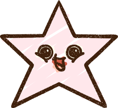 Bir insan tarafından çizilen Mutlu Yıldız Tebeşiri