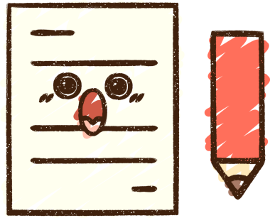 Bir insan tarafından çizilen Önemli Belge Tebeşiri