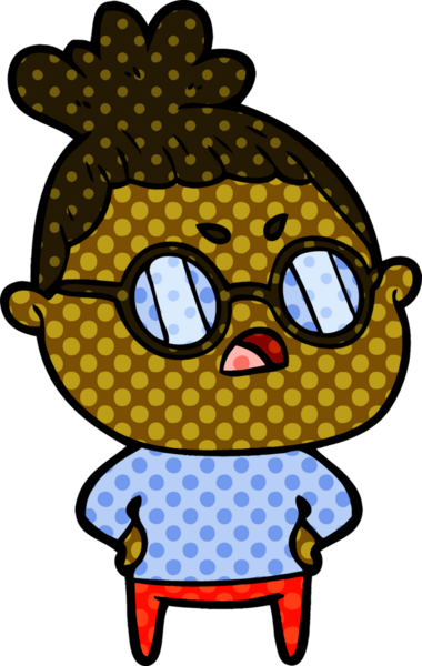 Bir insan tarafından çizilmiş bir karikatür.